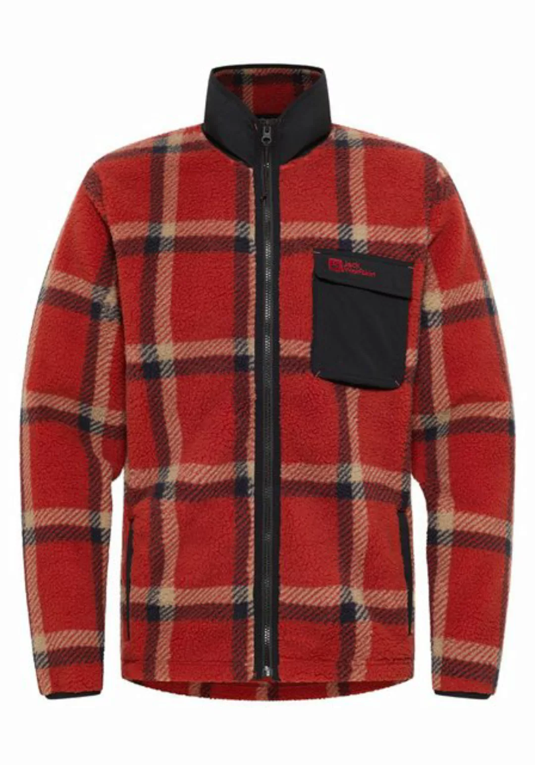 Jack Wolfskin Fleecejacke "FELSLICHT CHECK JKT M" günstig online kaufen