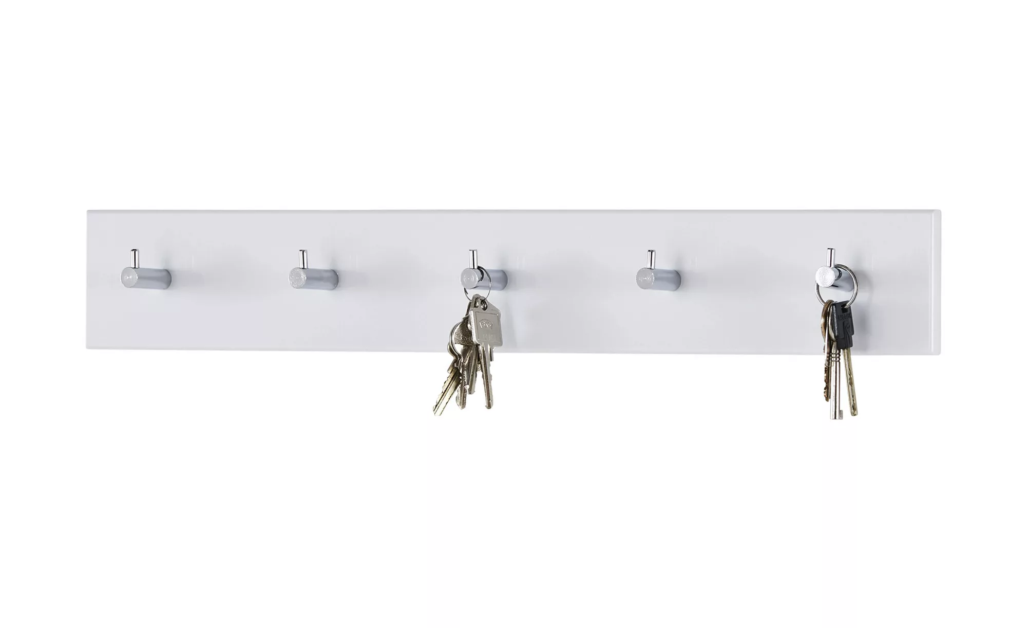 Wandgarderobe  Edgar ¦ weiß ¦ MDF-Platte,Metall ¦ Maße (cm): B: 57 H: 8 T: günstig online kaufen