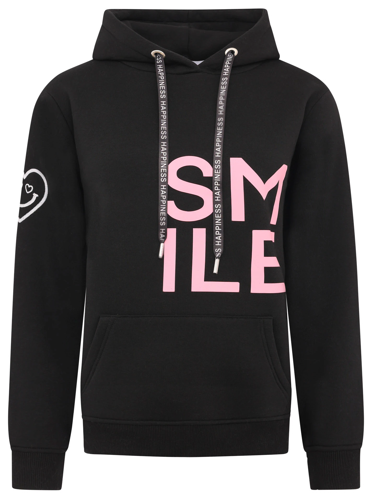 Zwillingsherz Hoodie ""Alissa"", mit SMILE Print günstig online kaufen