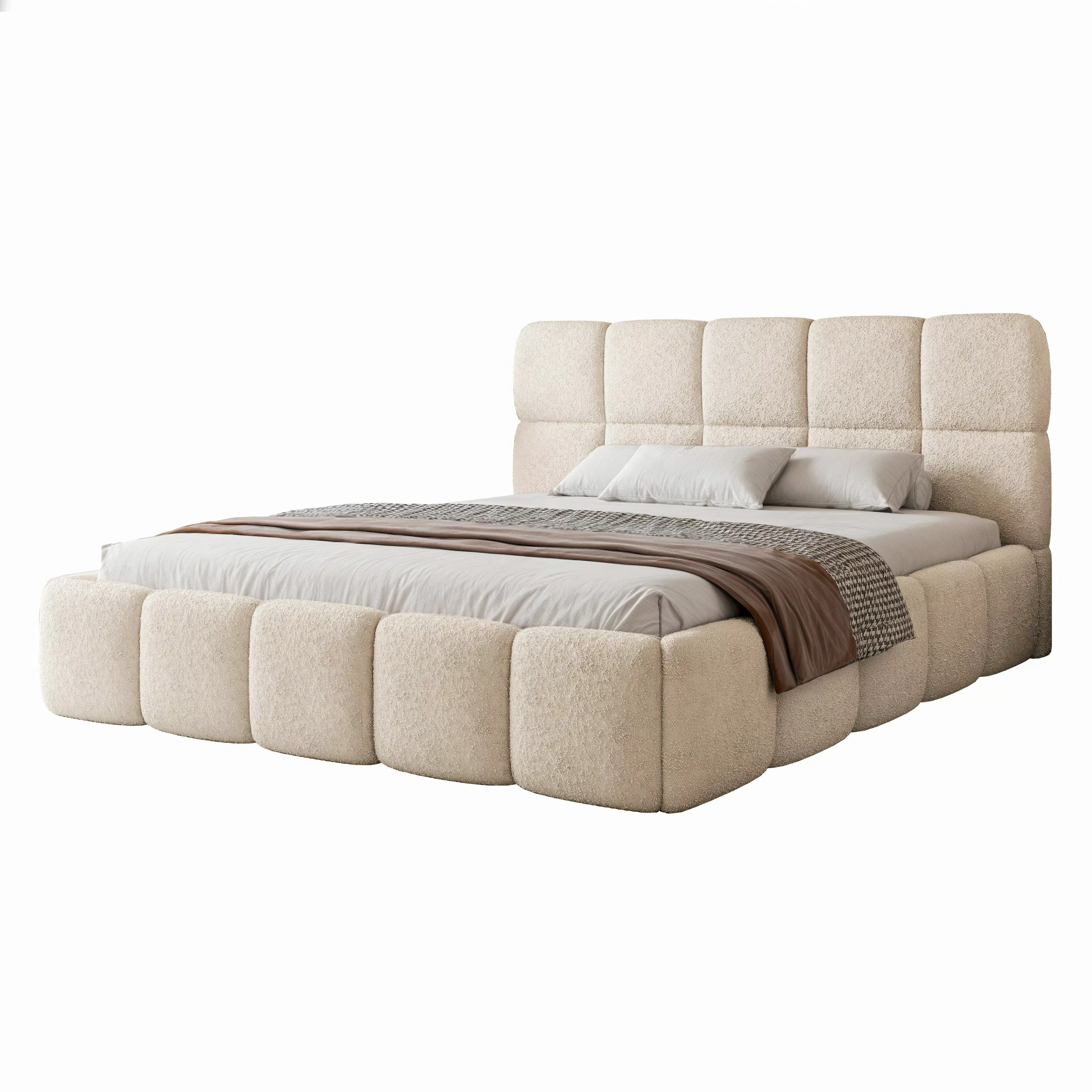 yourhouse24 Polsterbett Cloud Doppelbett Bettgestell Lattenrost günstig online kaufen