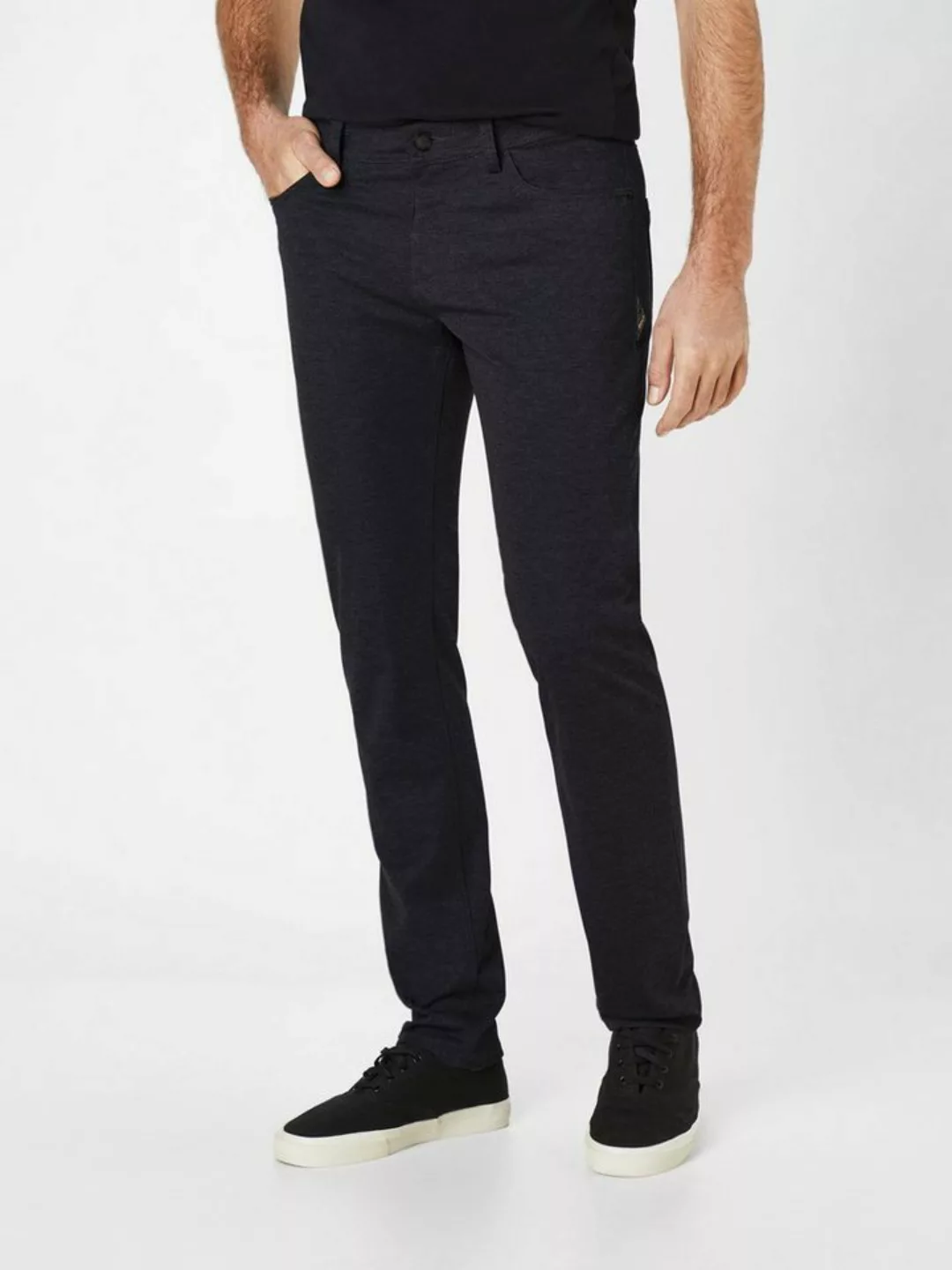 Redpoint Stoffhose Kanata Slim-Fit Jersey Melange Stretchhose günstig online kaufen