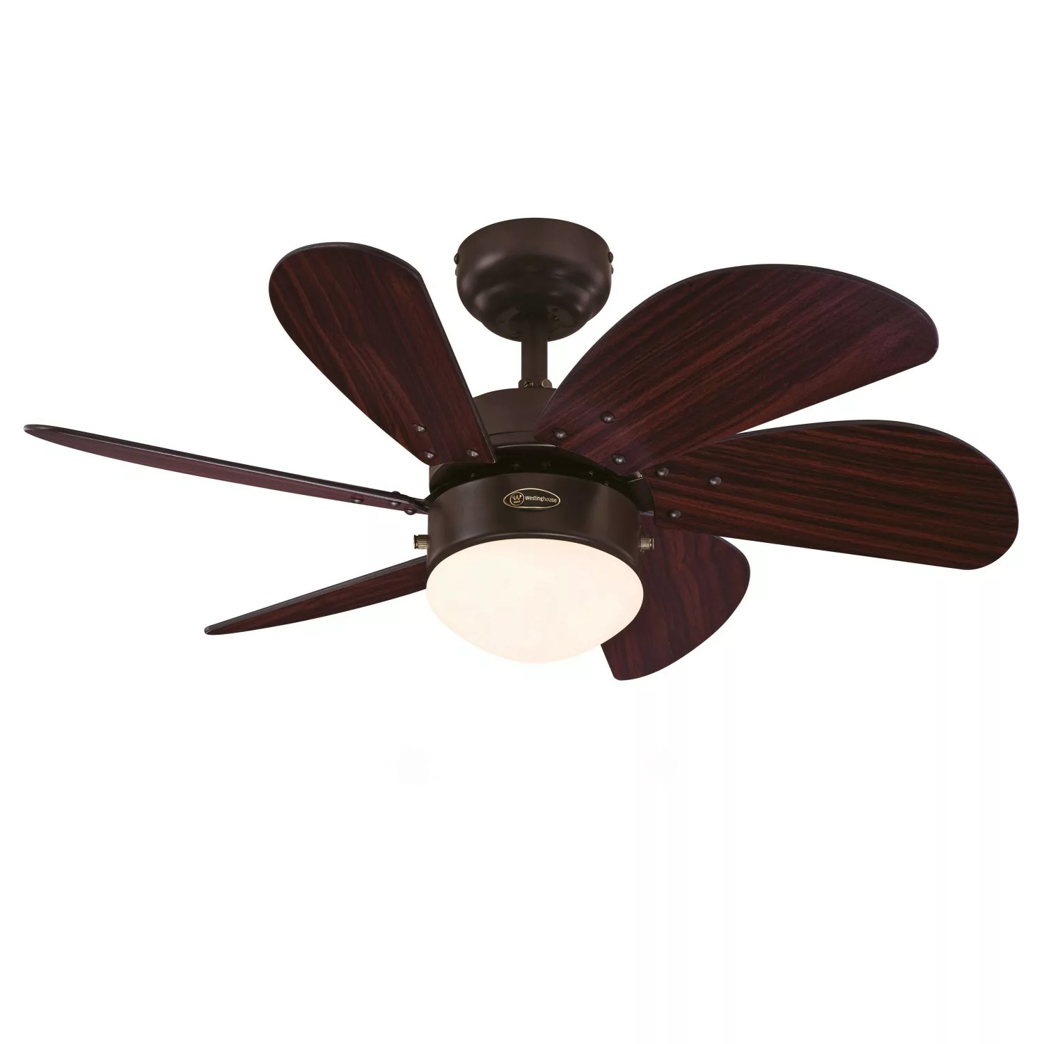 WESTINGHOUSE Deckenventilator Turbo Swirl Espresso 76 cm mit Beleuchtung un günstig online kaufen