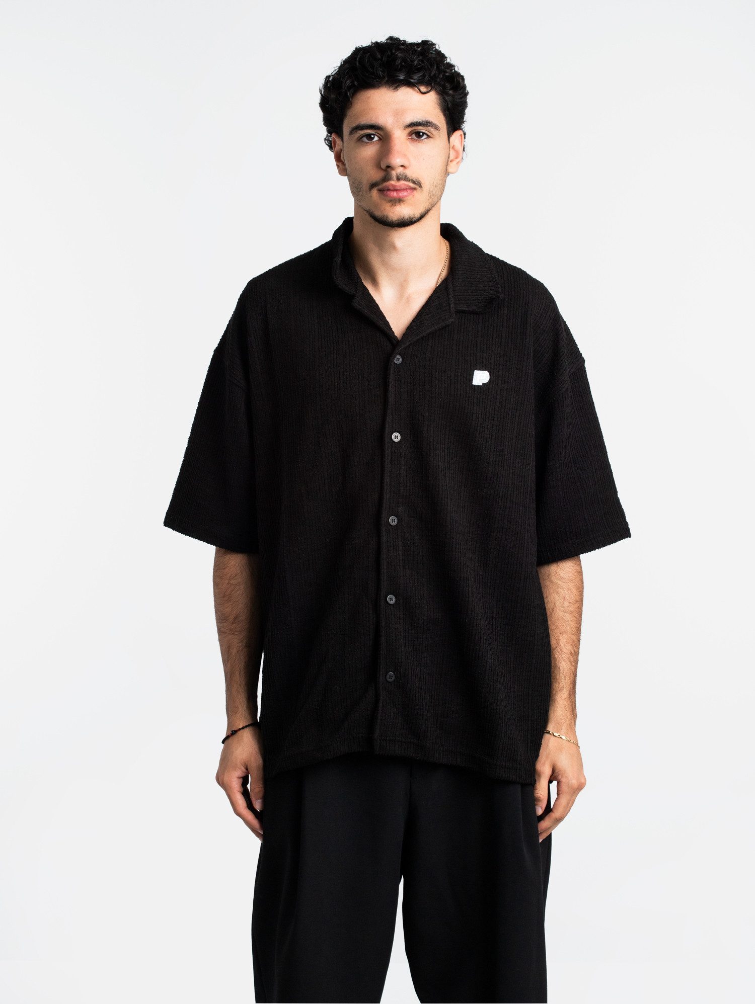 PEGADOR Kurzarmhemd Pegador Libco Structure Knit günstig online kaufen