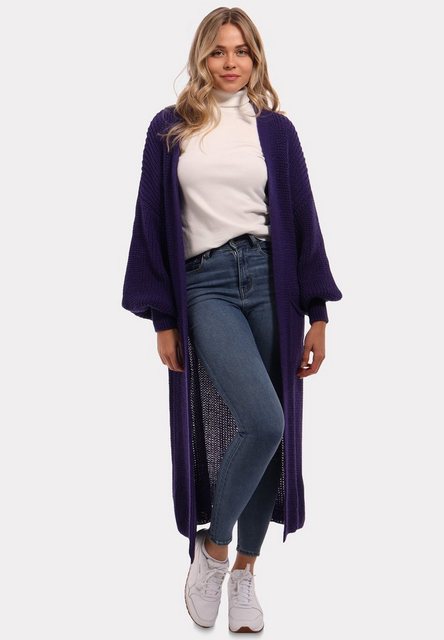 YC Fashion & Style Strickjacke Basic Strickjacke Cardigan Verschlusslos mit günstig online kaufen