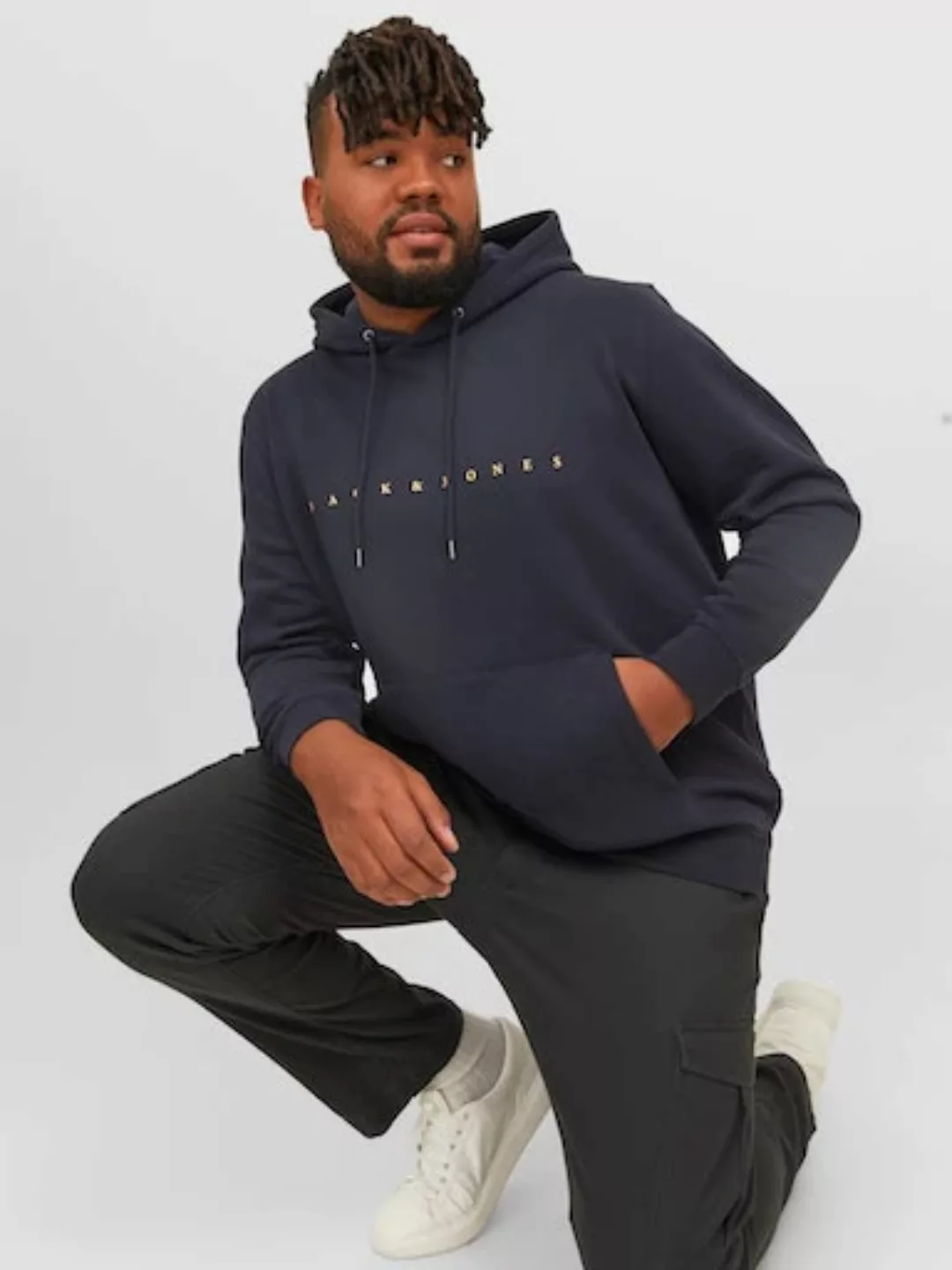 Jack & Jones PlusSize Kapuzensweatshirt "JJESTAR JJ SWEAT HOOD NOOS PLS" günstig online kaufen