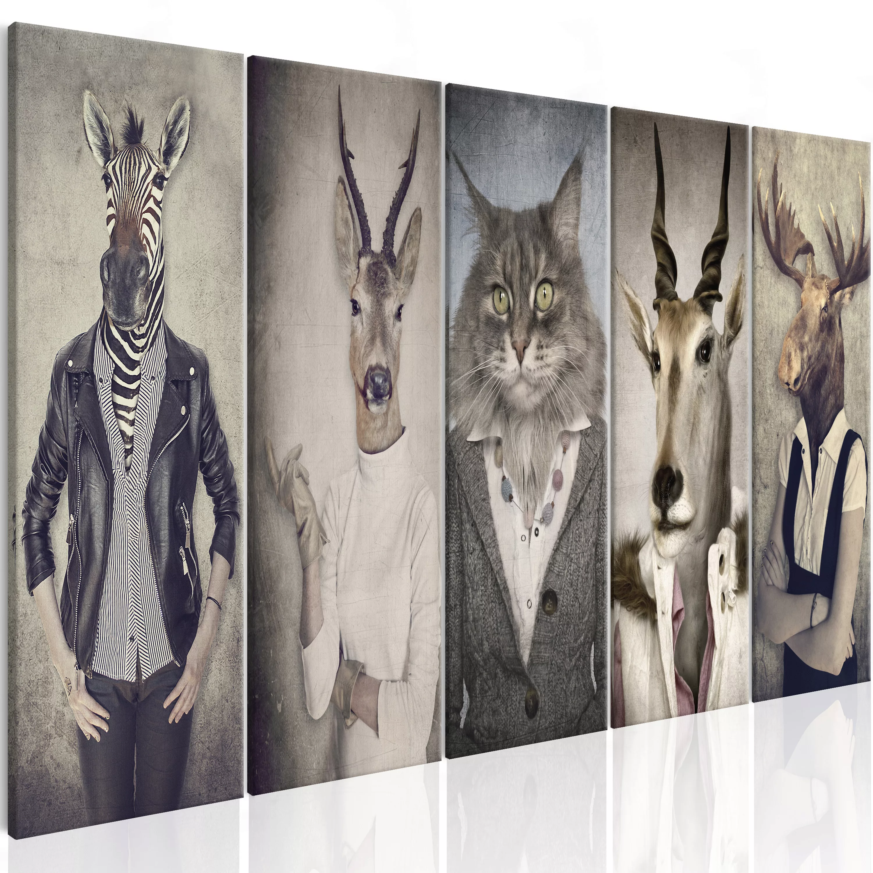 Wandbild - Animal Masks I günstig online kaufen