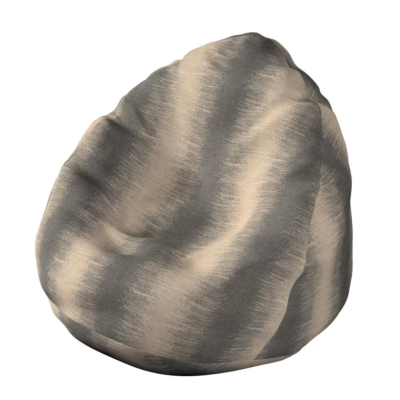 Bezug für Sitzsack, grau-beige, Bezug für Sitzsack Ø80 x 115 cm, Living (10 günstig online kaufen