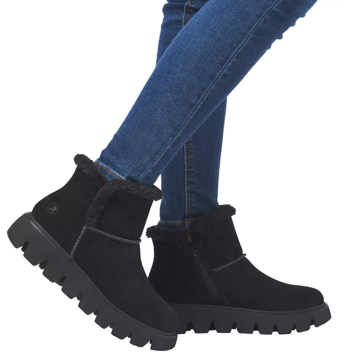 Rieker EVOLUTION Winterboots, Plateaustiefel, Schlupfschuh mit Innenreißver günstig online kaufen