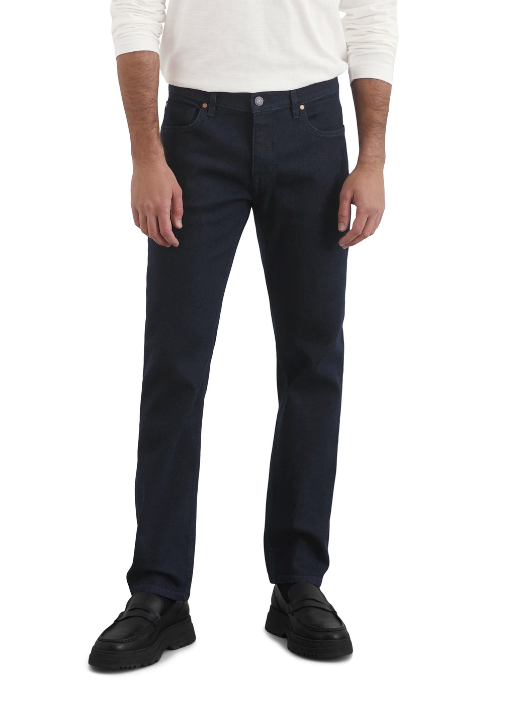 Marc OPolo Regular-fit-Jeans "aus Authentic Blue Stretch Denim" günstig online kaufen