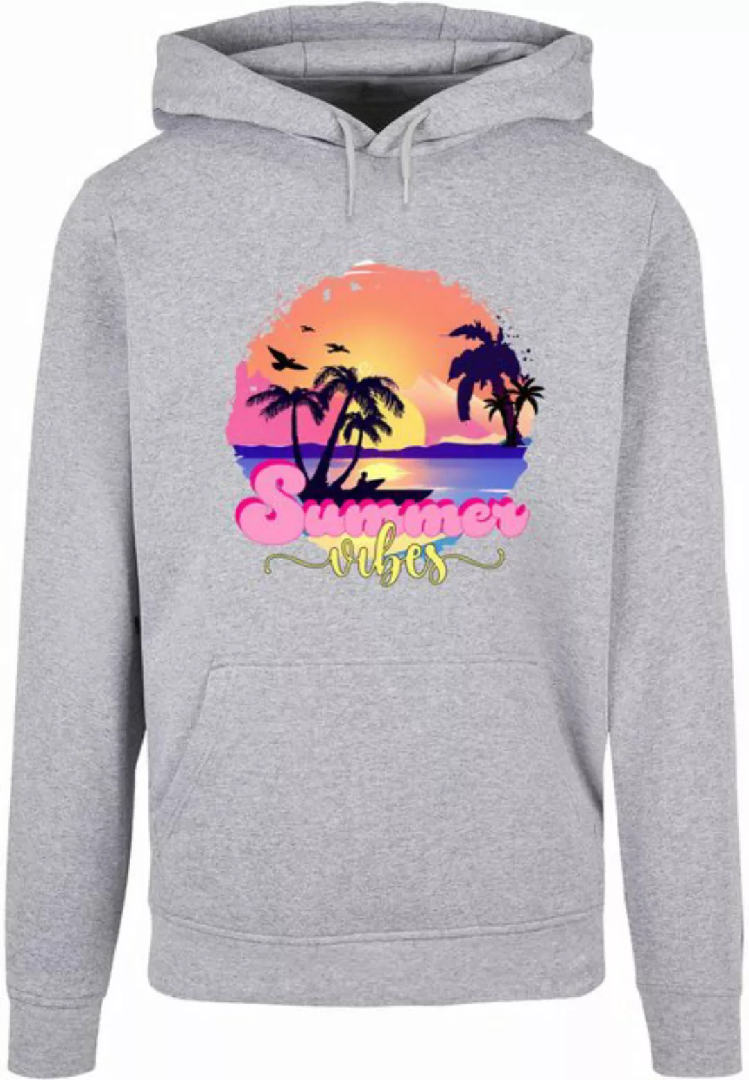 Merchcode Kapuzensweatshirt Merchcode Herren Summer Vibes Sunset Basic Hood günstig online kaufen