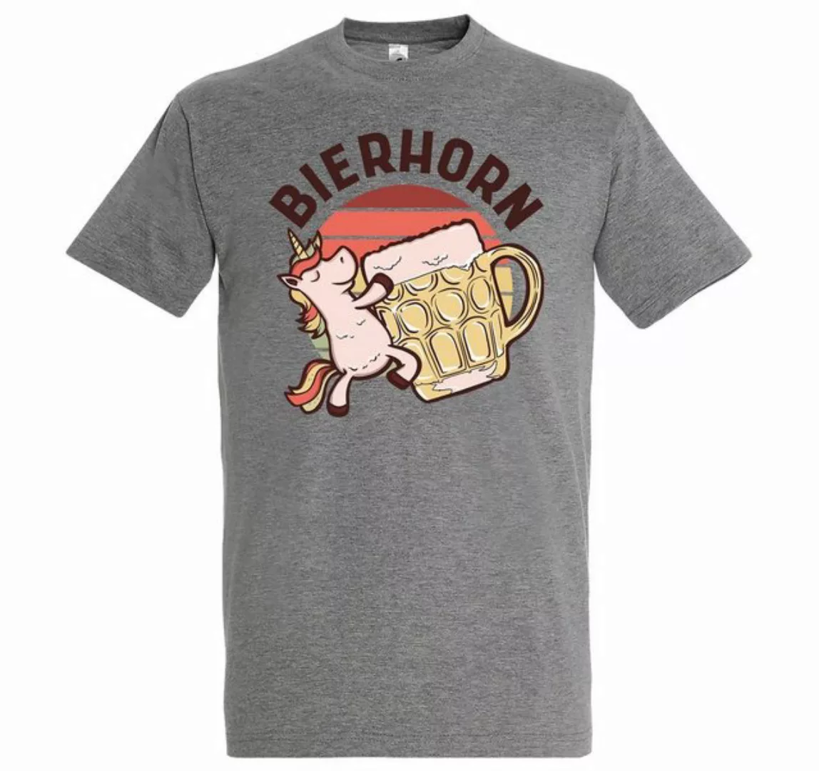 Youth Designz T-Shirt Bierhorn Herren T-Shirts mit lustigem Spruch günstig online kaufen