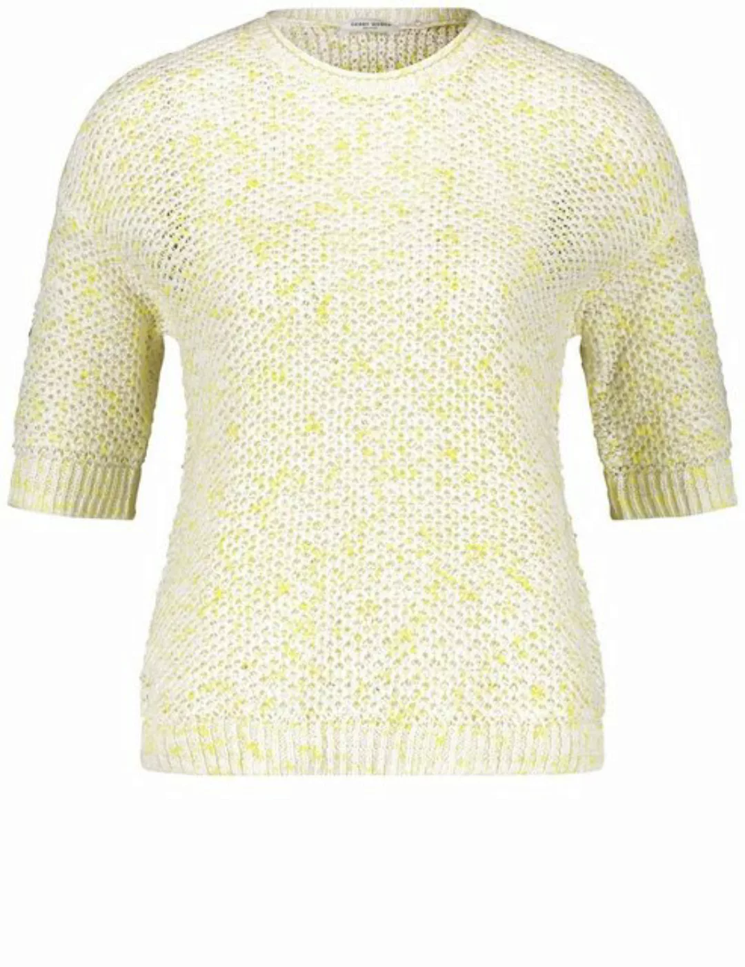 GERRY WEBER Kurzarmpullover Halbarm-Pullover in Lochstrick günstig online kaufen