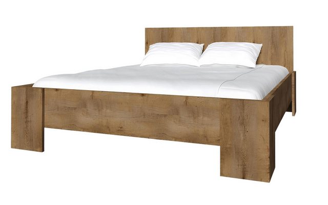 Xlmoebel Bett Luxuriöses Doppelbett aus Holz im Schlafzimmer-Design mit Pol günstig online kaufen