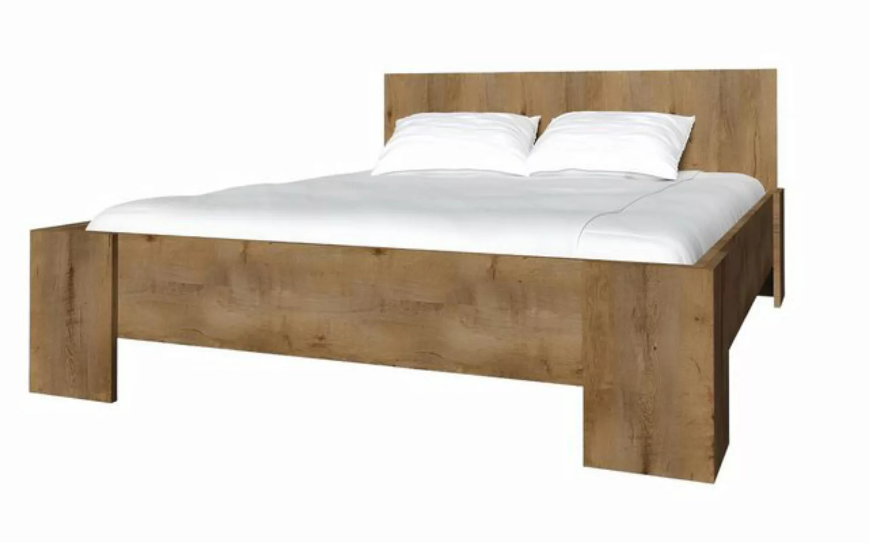 Xlmoebel Bett Luxuriöses Doppelbett aus Holz im Schlafzimmer-Design mit Pol günstig online kaufen