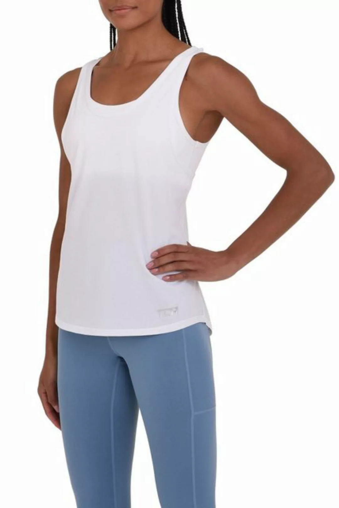 TCA Tanktop TCA Damen 2-in-1 Training Tanktop & BH - Weiß, XS (1-tlg) günstig online kaufen