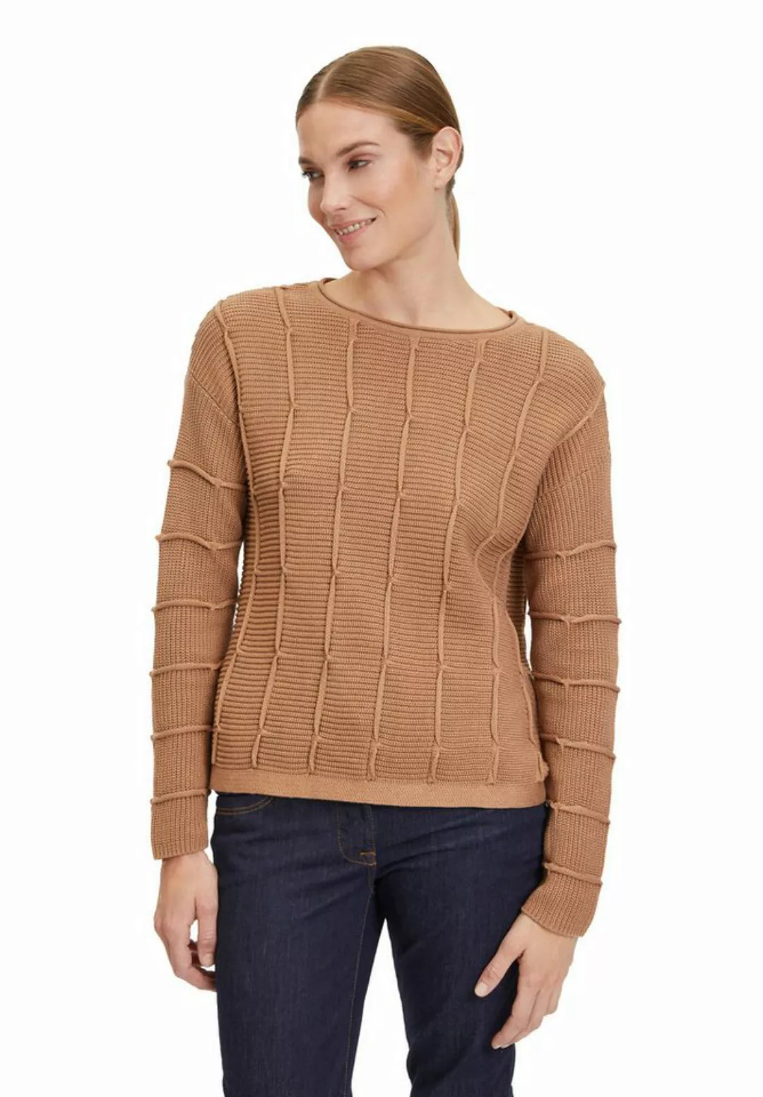 Betty Barclay Strickpullover Betty Barclay Grobstrick-Pullover mit Strickde günstig online kaufen