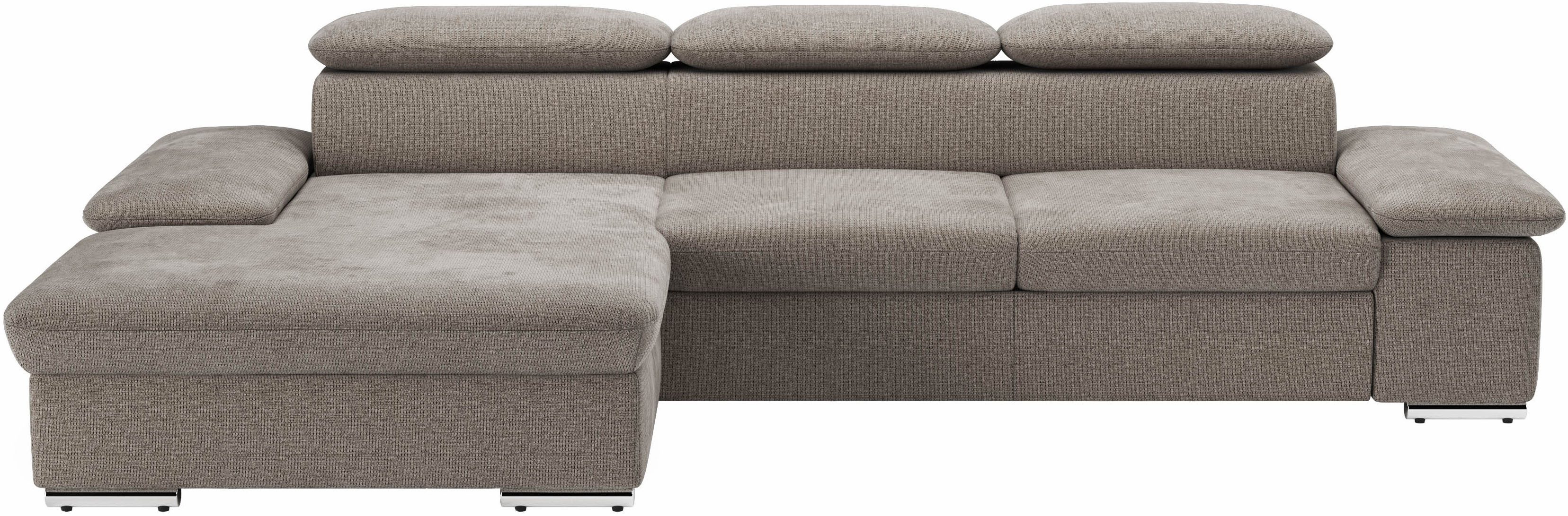 sit&more Ecksofa "Valantine L-Form", inkl. Kopf- und Armteilverstellung, wa günstig online kaufen