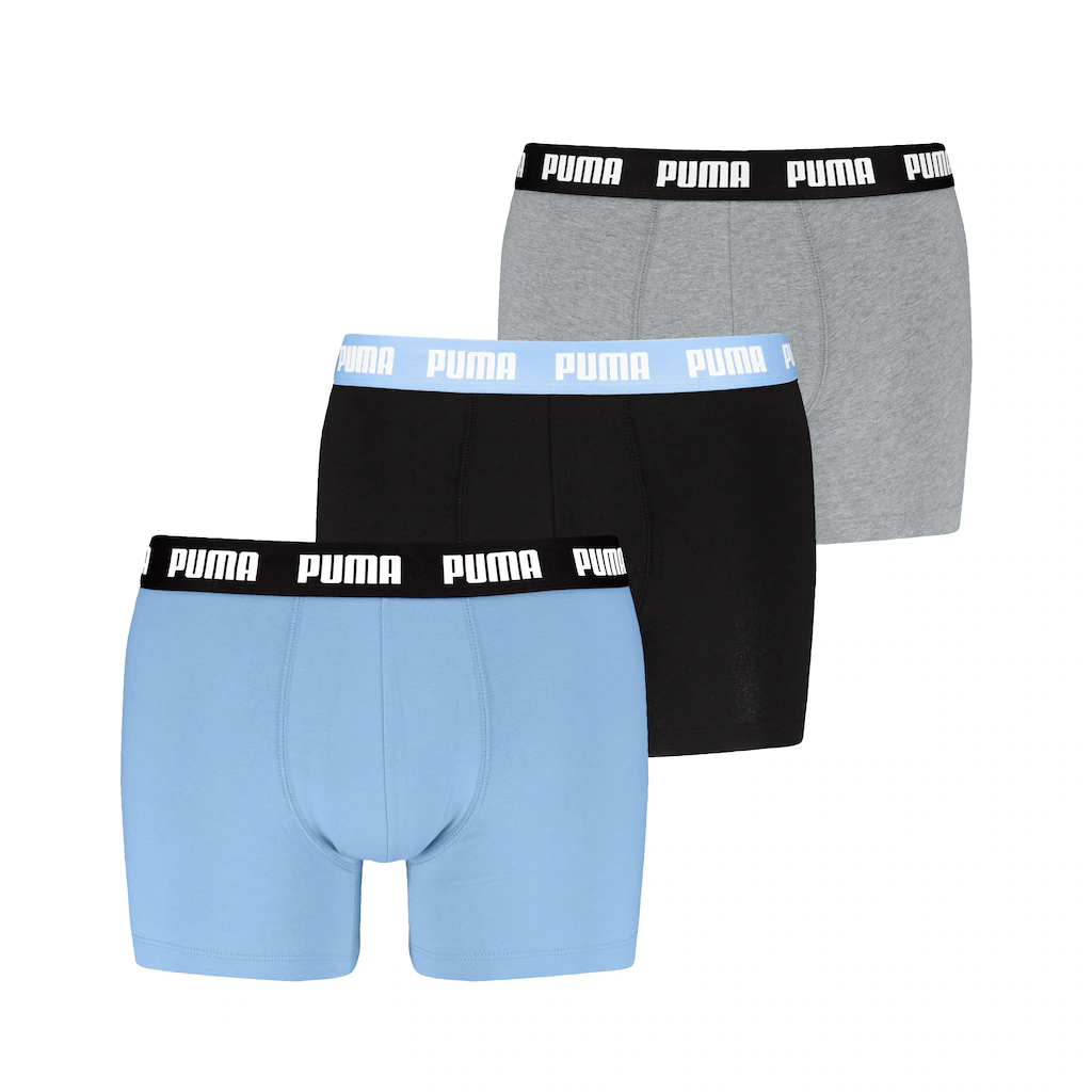 PUMA Boxershorts "PUMA MEN EVERYDAY BOXERS 3P", (3er Pack), mit Komfortbund günstig online kaufen