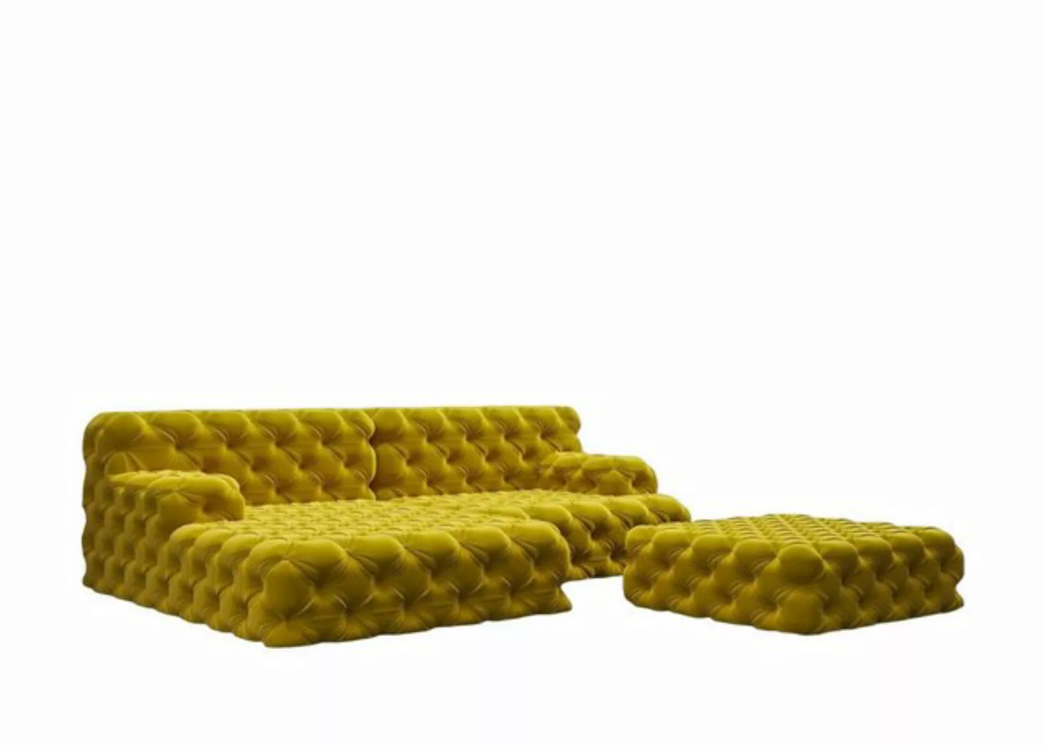 JVmoebel Ecksofa Wohnlandschaft L-Form Ecksofa Couch Design Polster Garnitu günstig online kaufen