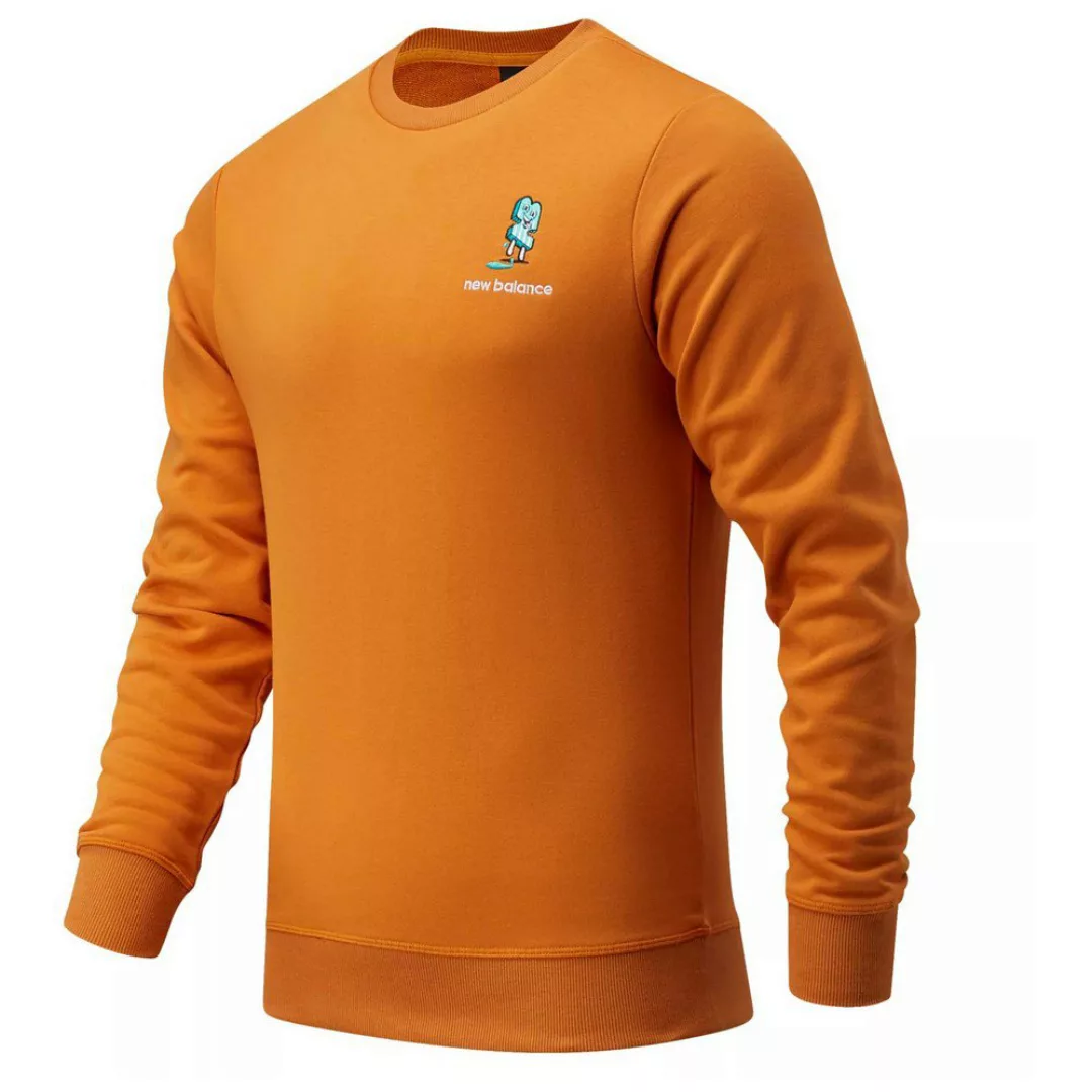New Balance Minimize Crew Sweatshirt M Madras Orange günstig online kaufen