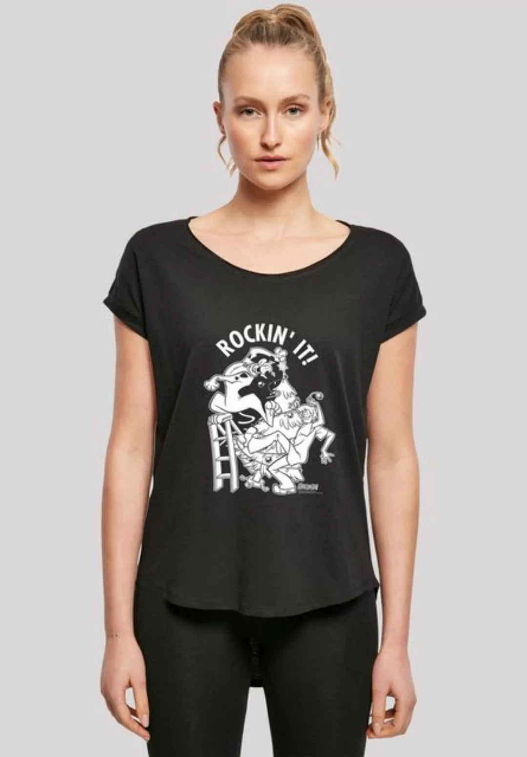 F4NT4STIC T-Shirt Scooby Doo Rockin' It Christmas Weihnachten Damen,Premium günstig online kaufen