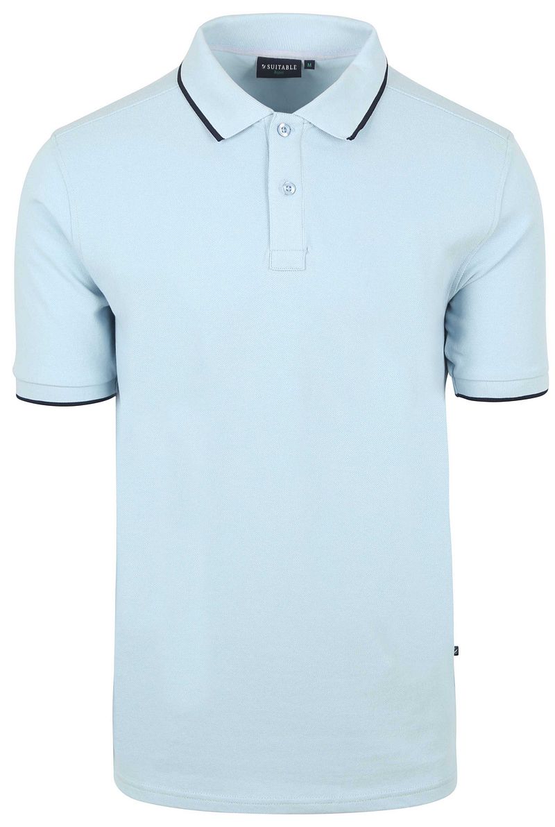 Suitable Respect Poloshirt Tip Ferry Hellblau   - Größe XL günstig online kaufen
