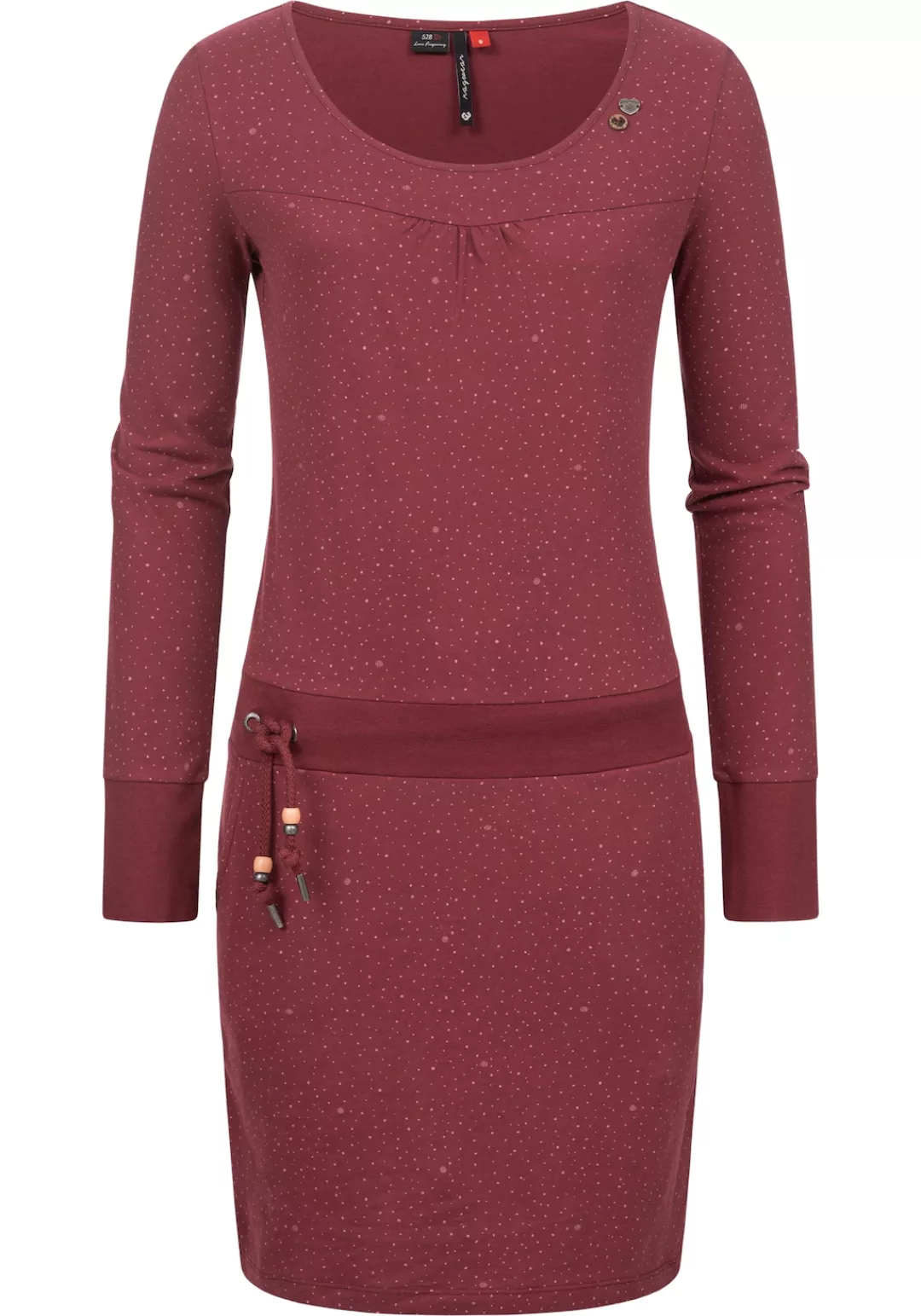 Ragwear Druckkleid "Penelope Print Intl.", Langärmliges Baumwoll Kleid mit günstig online kaufen