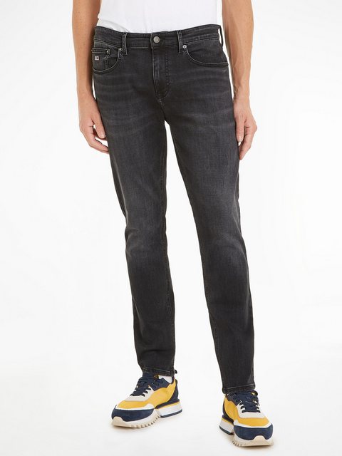 Tommy Jeans Tapered-fit-Jeans mit Logostickereien günstig online kaufen