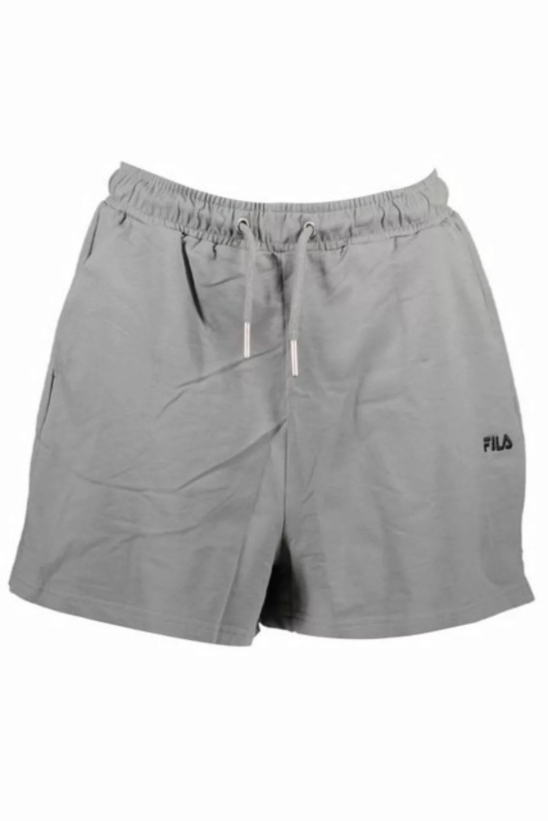 Fila 5-Pocket-Hose Graue Damen-Shorts mit elastischem Bund, Kordelzug & Tas günstig online kaufen