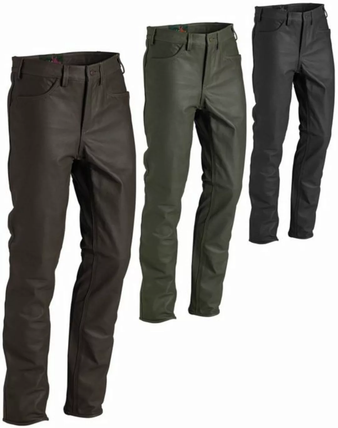 La Chasse® Lederhose Jagd Lederhose aus Büffelleder Herren strapazierfähig günstig online kaufen