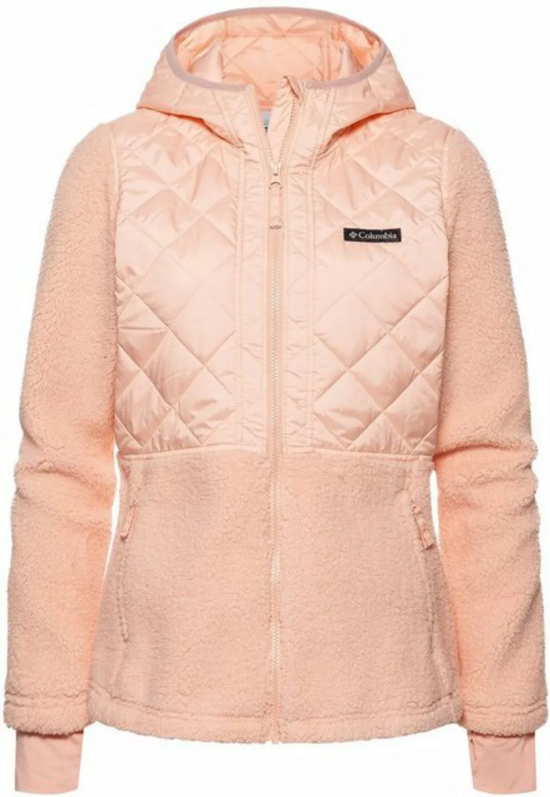 Columbia Rollkragenpullover Crested Peak Full Zip PEACH BLOSSOM günstig online kaufen