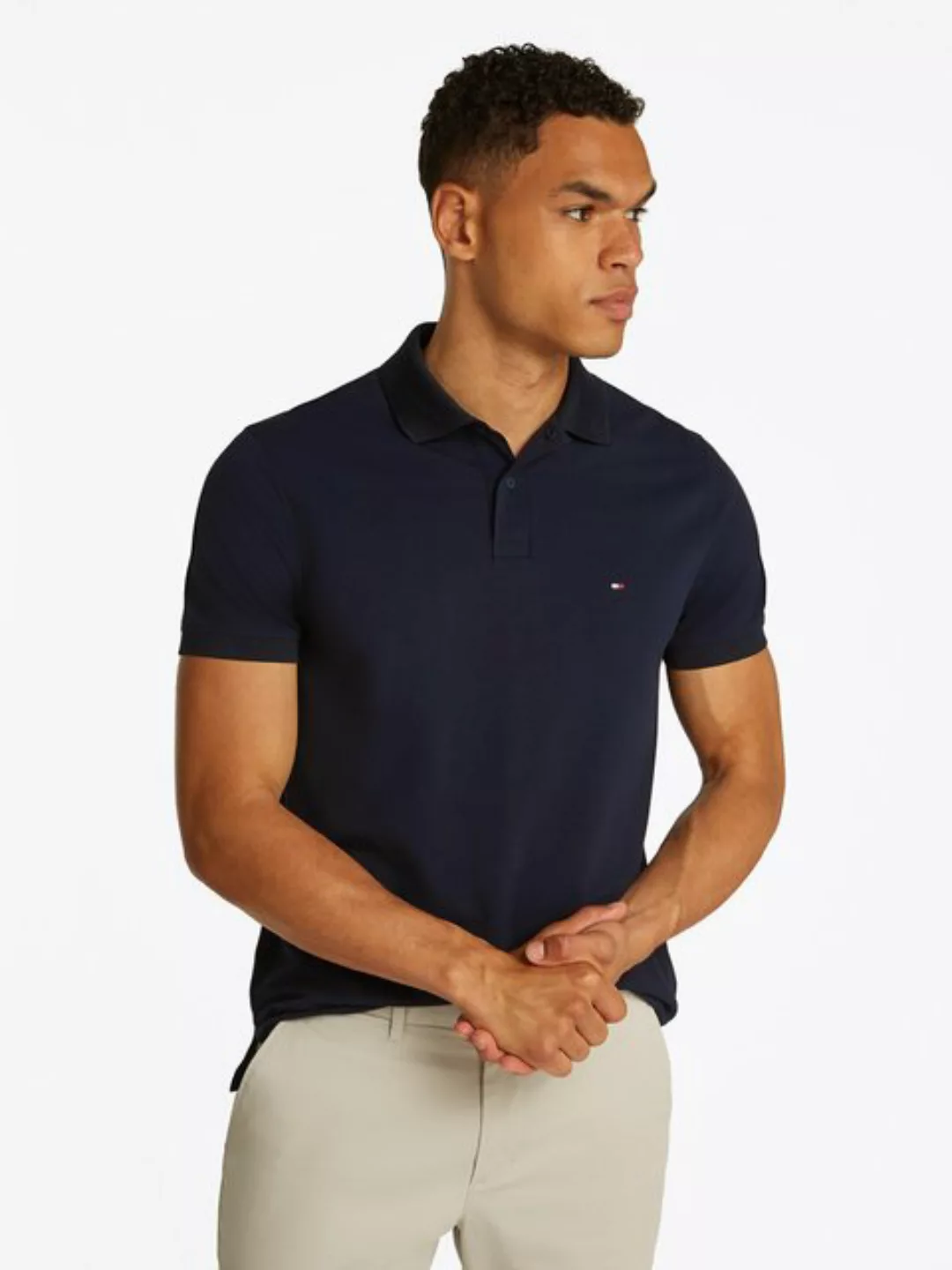 Tommy Hilfiger Poloshirt PERFORMANCE PIQUE REG POLO mit Streifenmuster günstig online kaufen