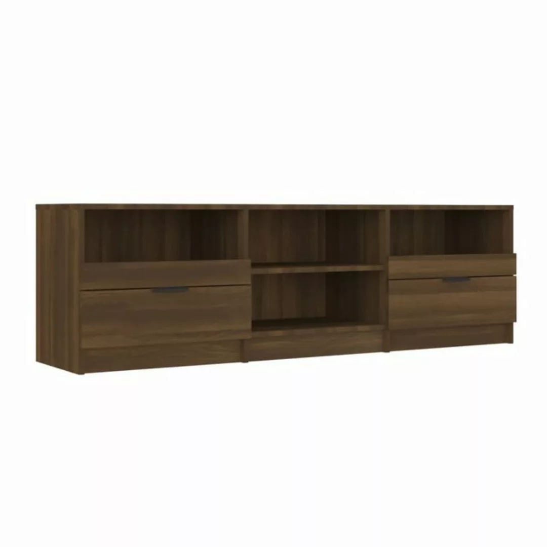 furnicato TV-Schrank Braun Eichen-Optik 150x33,5x45 cm Holzwerkstoff (1-St) günstig online kaufen