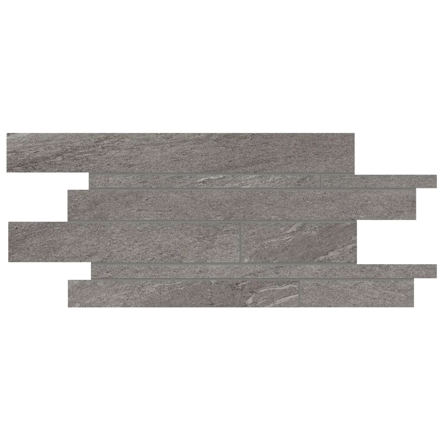 Mosaik Fascia Track Anthrazit 30 cm x 60 cm günstig online kaufen