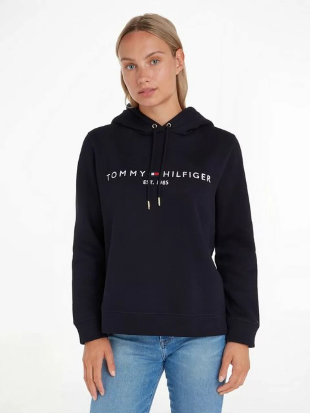 Tommy Hilfiger Kapuzensweatshirt mit Tommy Hilfiger Logostickerei günstig online kaufen