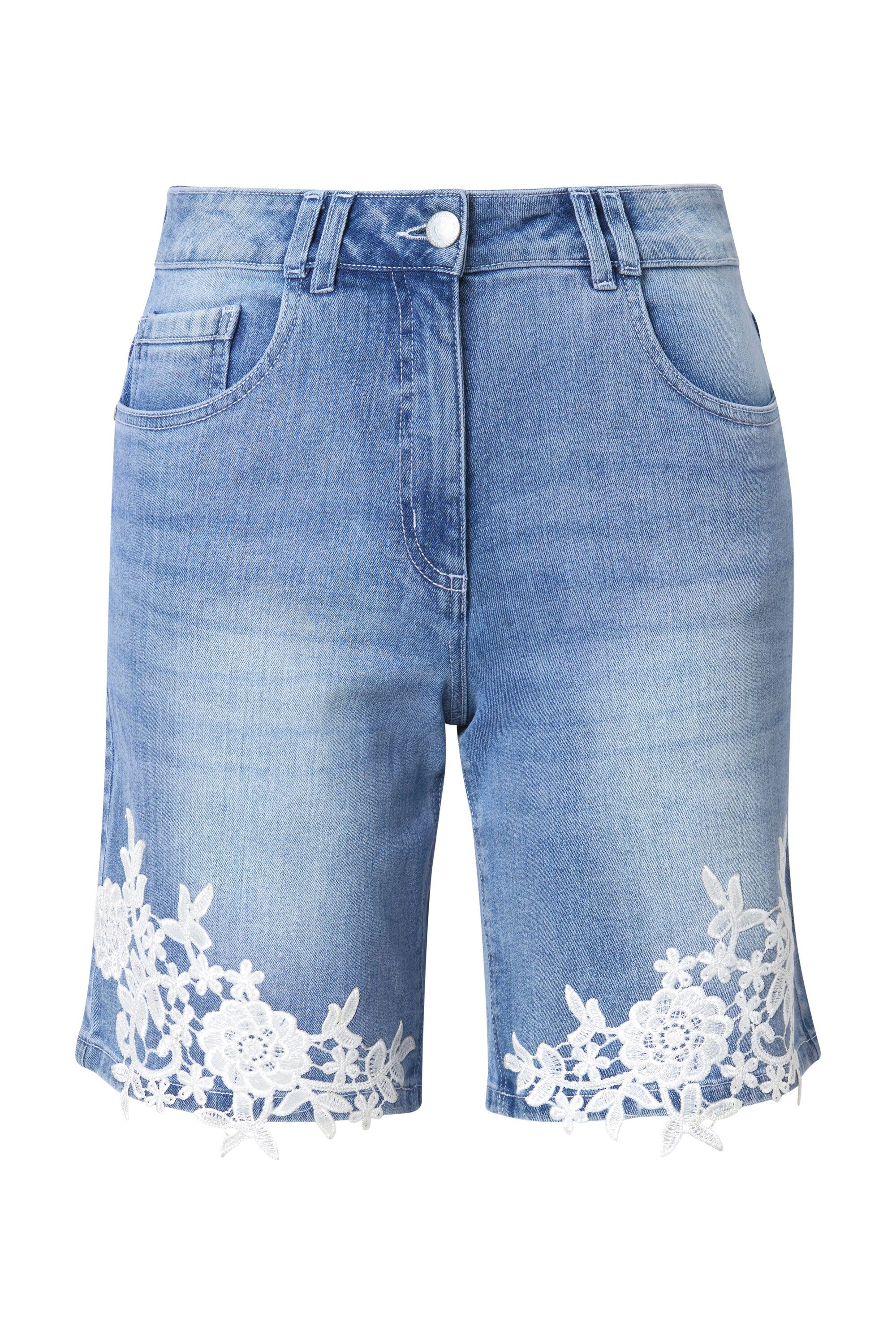 MIAMODA 5-Pocket-Jeans Jeans-Shorts gerade Spitze am günstig online kaufen