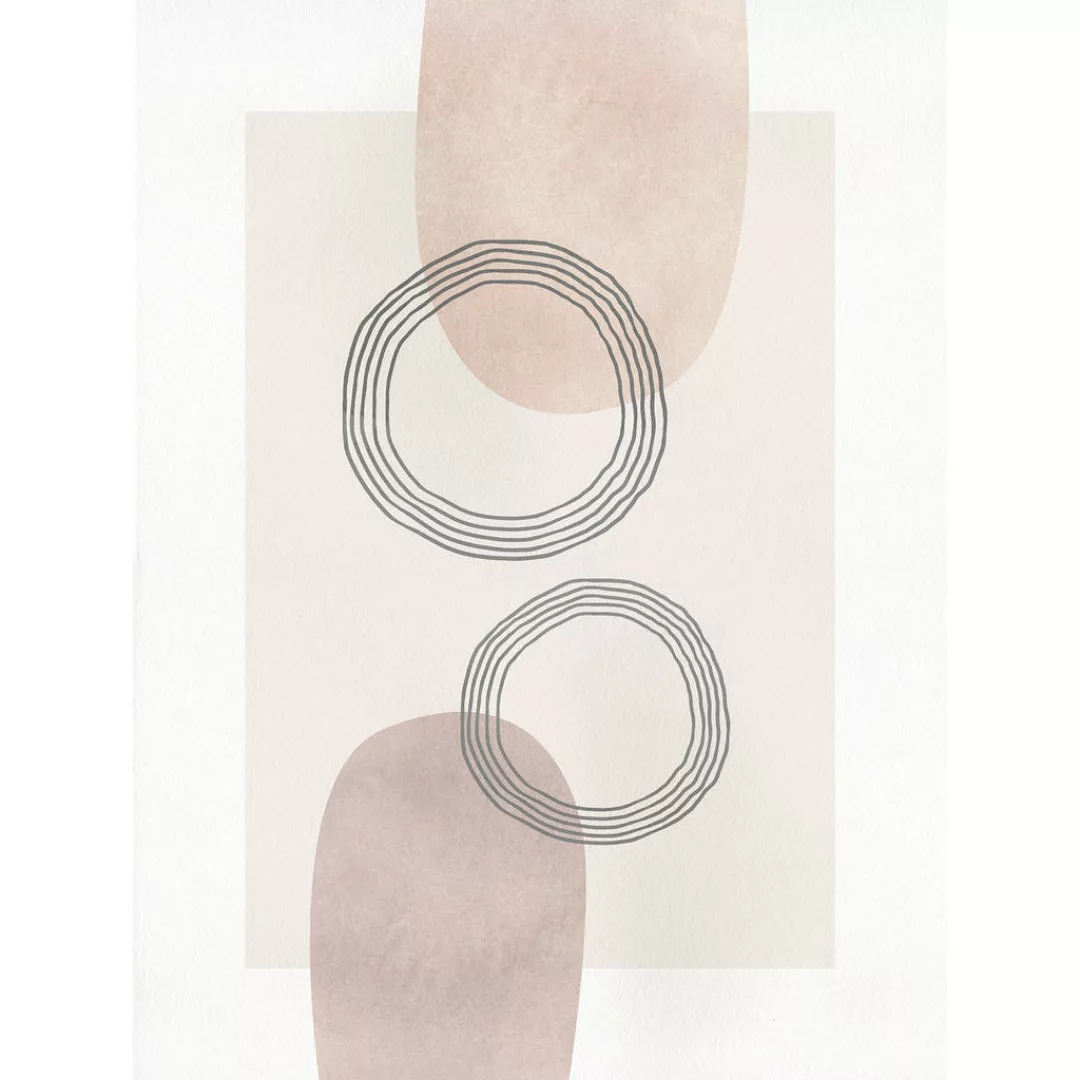 Komar Wandbild "Line Art Circles", (1 St.), Deutsches Premium-Poster Fotopa günstig online kaufen