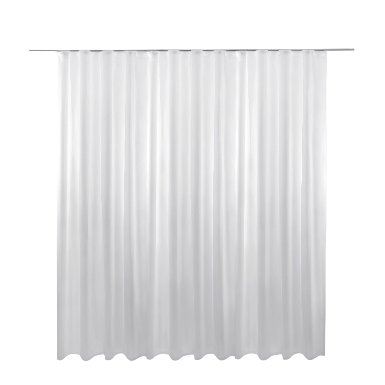 Bestlivings Gardine Skylight Voile Bleiband 900 cm x 125 cm Weiß günstig online kaufen