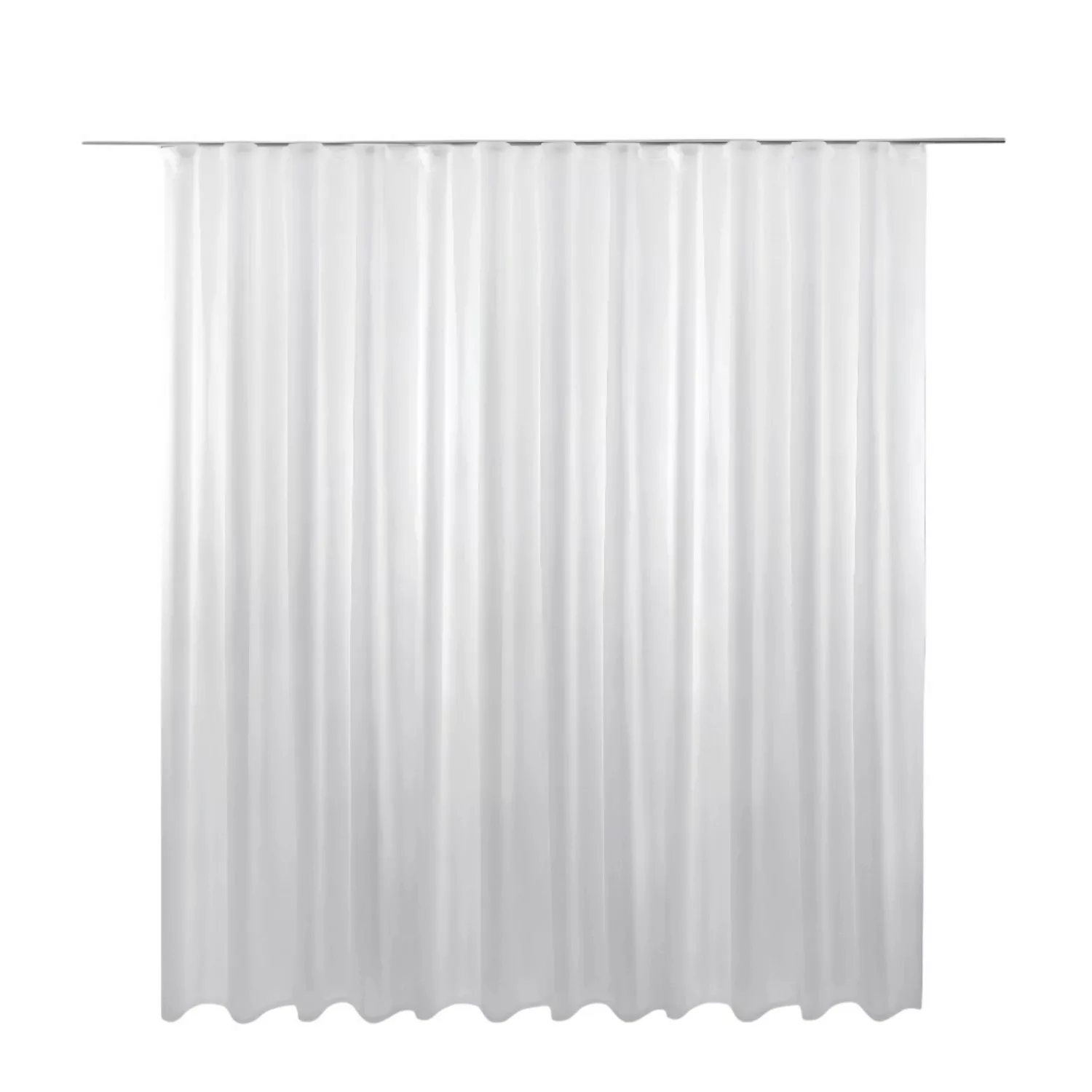 Bestlivings Gardine Skylight Voile Bleiband 450 cm x 145 cm Weiß günstig online kaufen