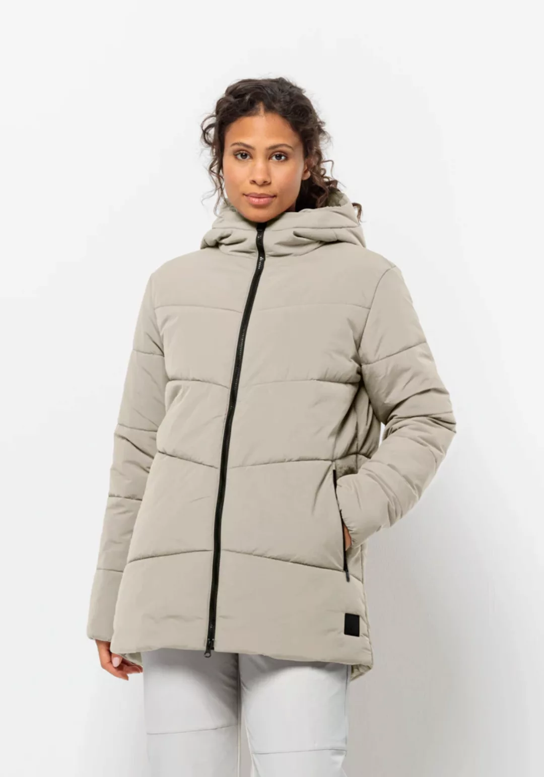 Jack Wolfskin Funktionsjacke "KAROLINGER LONG JKT W", mit Kapuze günstig online kaufen