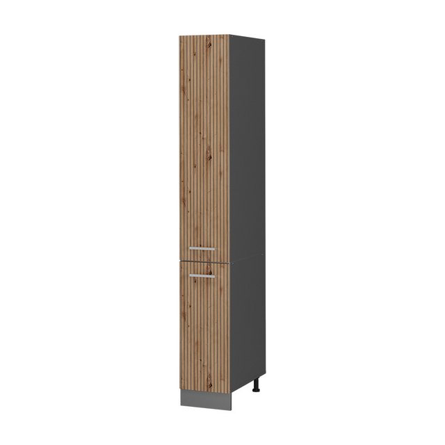 Vicco Hochschrank R-Line, Artisan-Eiche/Anthrazit, 30 cm günstig online kaufen