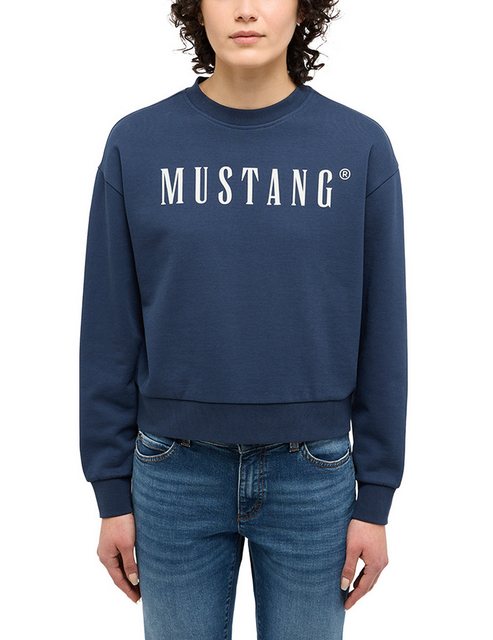 MUSTANG Sweatshirt Style Lindsey mit Logoprint günstig online kaufen