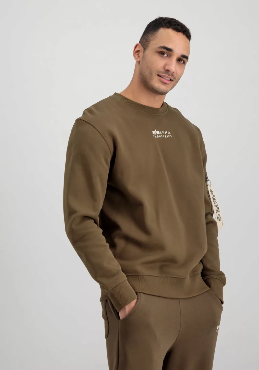 Alpha Industries Sweater "ALPHA INDUSTRIES Men - Sweatshirts Organics EMB S günstig online kaufen