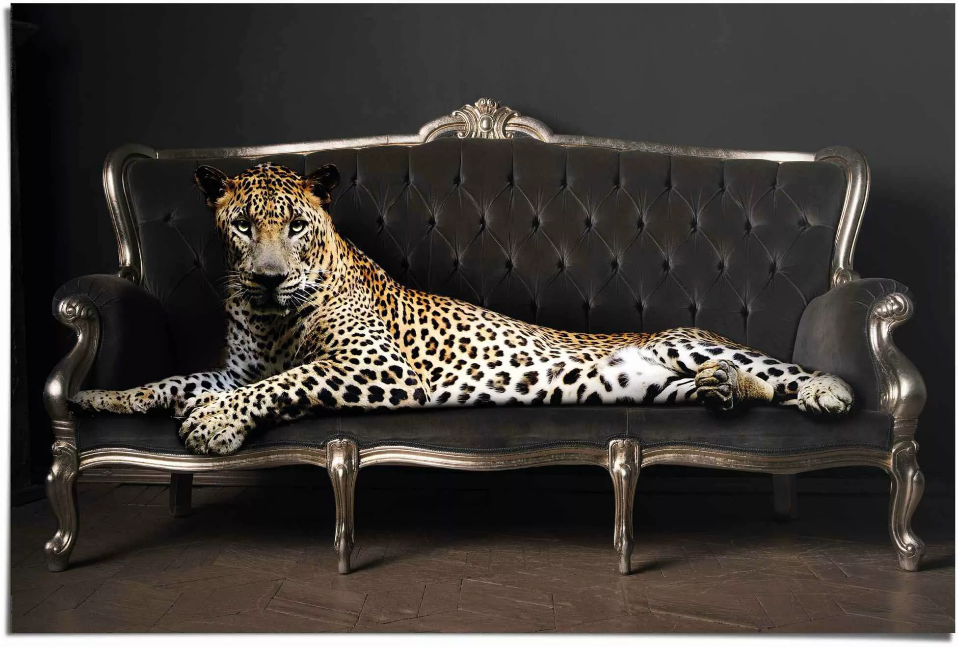 Reinders Poster "Leopard Chic Panther - Liegend - Luxus - Relax", (1 St.) günstig online kaufen