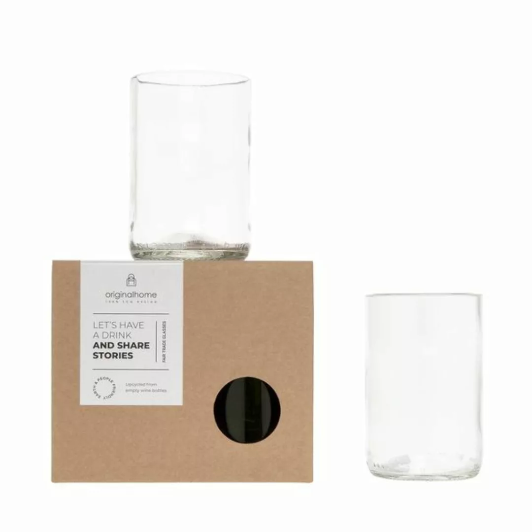 Upcycling-glas 2er-set In 2 Größen Und 2 Farben günstig online kaufen