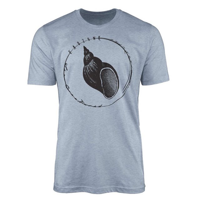 Sinus Art T-Shirt T-Shirt Tiefsee Fische - Serie: Sea Creatures, feine Stru günstig online kaufen