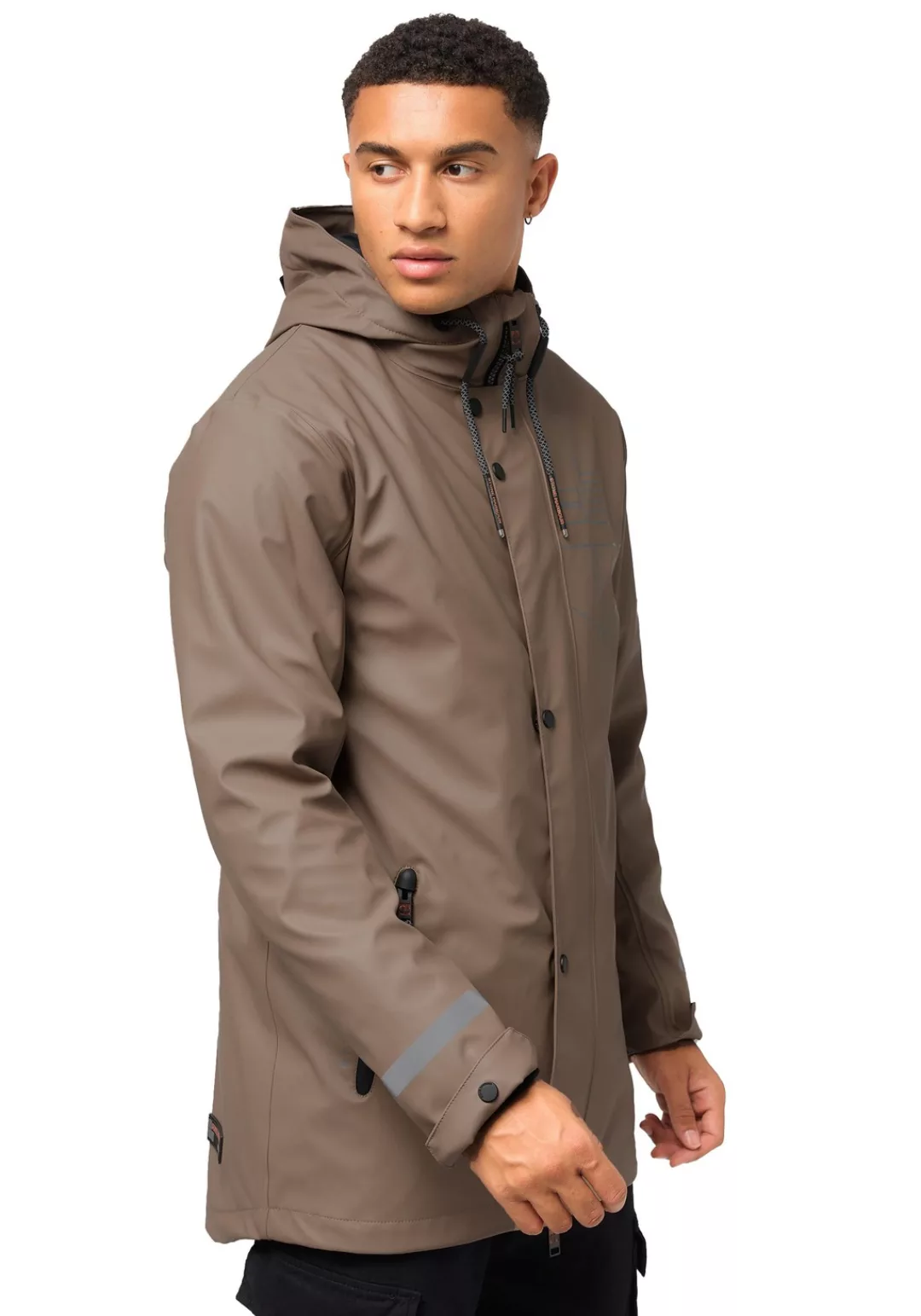 Stone Harbour Regenmantel "Tamio", Wasserdichter Herren Regenjacke mit lang günstig online kaufen