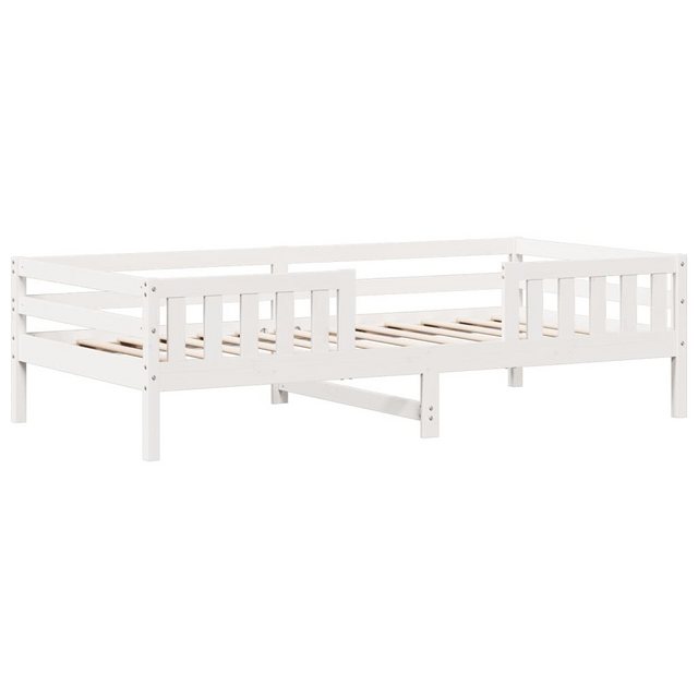 vidaXL Bett Massivholzbett Weiß 80x200 cm Kiefer günstig online kaufen