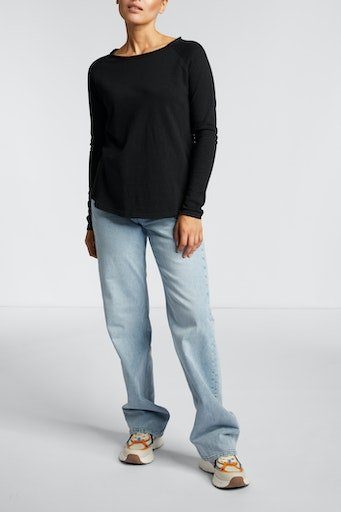 RICHROYAL Langarmshirt "2409 O HJ LS", mit offener Ausschnittkante und Saum günstig online kaufen