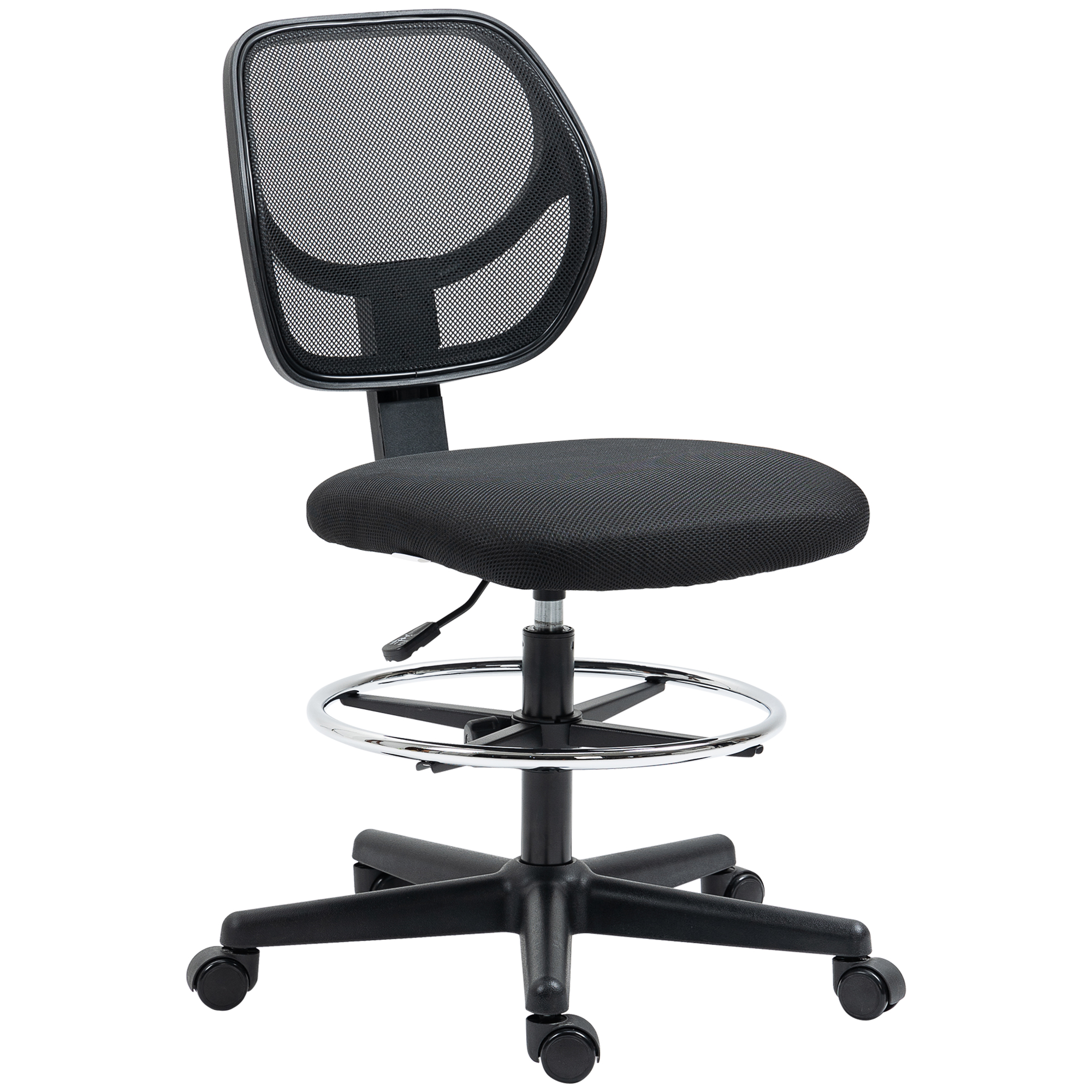 Vinsetto Stehstuhl Büro, höhenverstellbarer ergonomischer Bürostuhl, Drehst günstig online kaufen